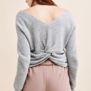 Cropped Knit Sweater